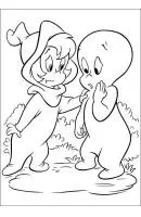 Casper het vriendelijke spookje kleurplaat 16